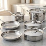Duxtop Whole-Clad Tri-Ply Stainless Steel 10-Piece Cookware Set
