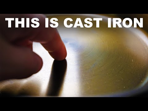 What makes a good cast iron pan? Rough vs smooth surface egg test